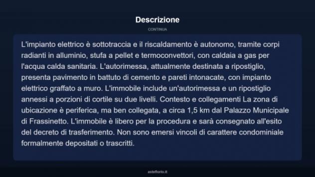Immobile in asta di 170 m² con più di 5 locali e box auto in vendita a Frassinetto - Foto 13