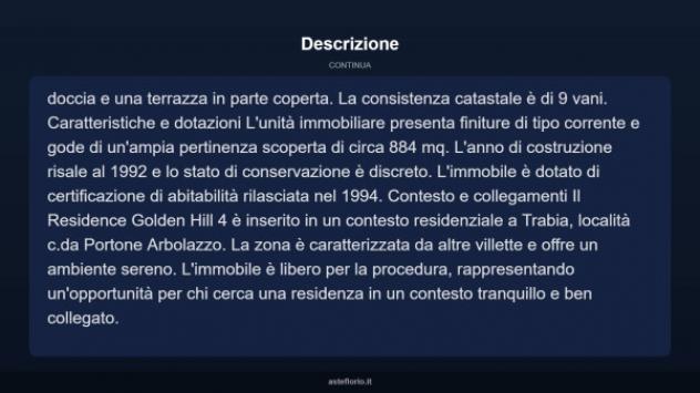 Immobile in asta di 195 m² con più di 5 locali in vendita a Trabia - Foto 18