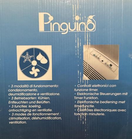 Condizionatore Pinguino De Longhi PAC N80 (8000 BTU/h) – consegna inclusa - Foto 7