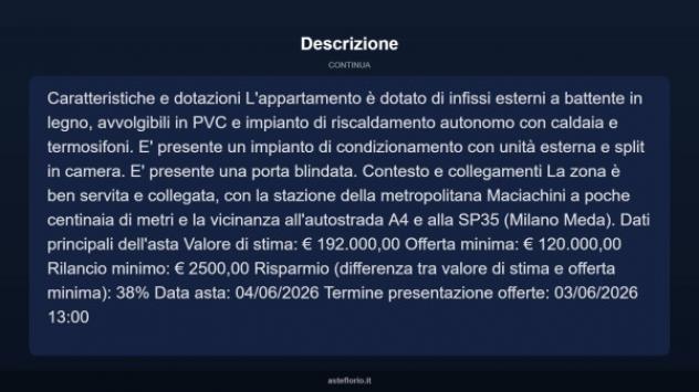 Immobile in asta di 76 m² in vendita a Milano - Foto 8