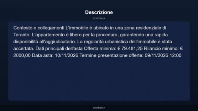 Immobile in asta di 81 m² in vendita a Taranto - Foto 10
