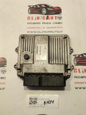 CENTRALINA MOTORE FIAT Punto Berlina 3P 3° Serie 55186608 MJD6JFP3 188A9000 diesel 1248 (03)