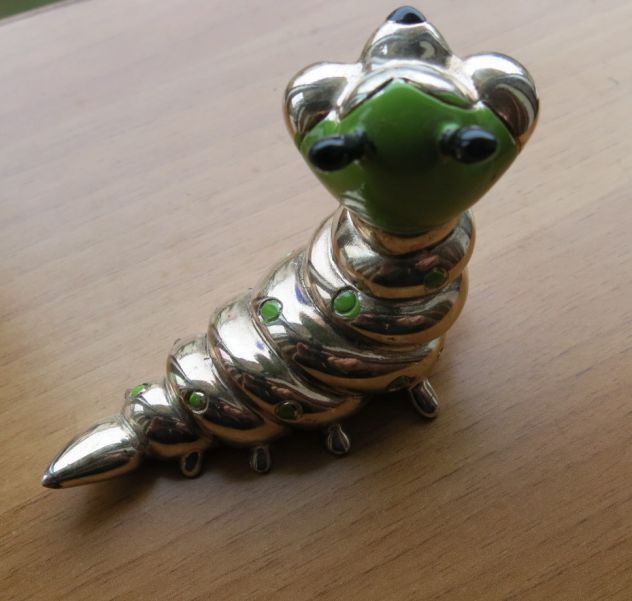 SOPRA MOBILE PICCOLO DRAGO LAMINATO D'ARGENTO - - Foto 4