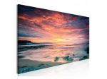 Quadro Mare Con Tramonto Rosso - ARREDALACASA