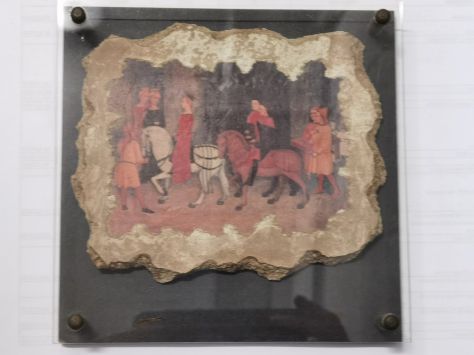Quadretto riproduzione frammento affresco