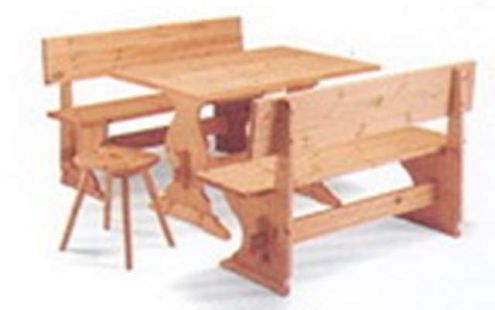 Arredamenti Pub: Panche Tavoli in legno cm 150 Color Cera Nuovo