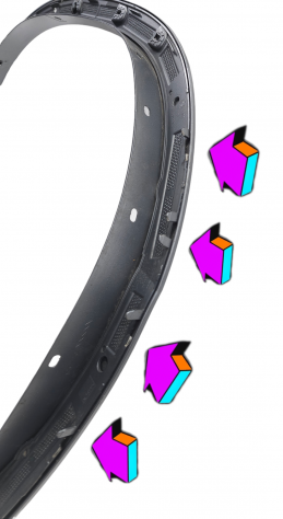 MODANATURA ARCO RUOTA POSTERIORE DX BMW X2 F39 51778069164 Diesel 2000 (18) - Foto 12