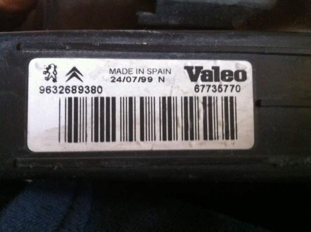Fanale Anteriore Sinistro / SX VALEO Completo Peugeot 206 2001 - Foto 5