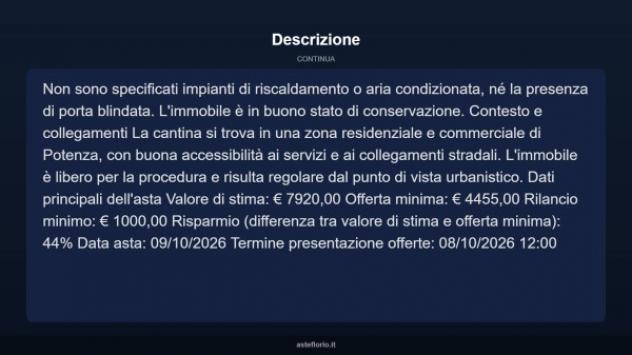 Immobile in asta di 40 m² in vendita a Potenza - Foto 5