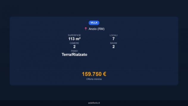 Immobile in asta di 113 m² con più di 5 locali e box auto in vendita a Anzio - Foto 16