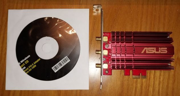 Scheda di rete WiFi/adattatore PCI Express Wi-Fi dual-band ASUS PCE-AC68. - Foto 5