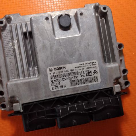 Centralina motore CITROEN PEUGEOT 1.6 HDI BOSCH 0 281 030 546, 0281030546, 98 07