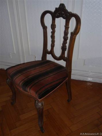 SEDIE IN MOGANO 800 INGLESE AUTENTICO - Foto 2
