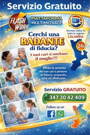 Cerchi una badante di fiducia in Calabria?
