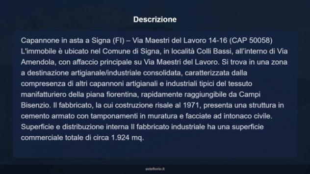 Immobile in asta di 1924 m² in vendita a Signa - Foto 10
