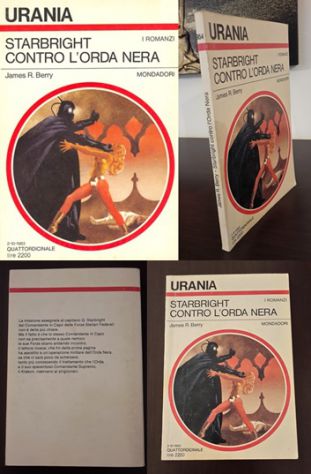 STARBRIGHT CONTRO L'ORDA NERA, JAMES R. BERRY, URANIA N. 954.