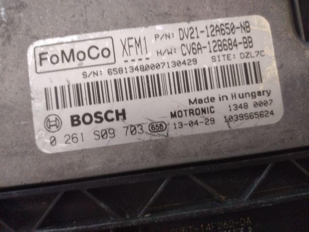 CENTRALINA MOTORE B-MAX 1.0 0261S09703 DV21-12A650-NB (ECU)FORD B-MAX (JK) 1.0 - Foto 4