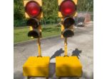 COPPIA DI SEMAFORI MOBILI DA CANTIERE