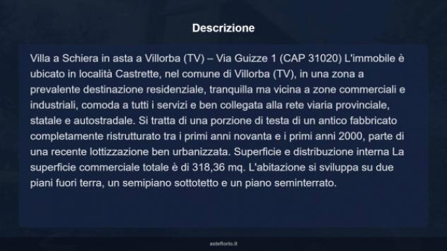 Immobile in asta di 318 m² con più di 5 locali e box auto doppio in vendita a Villorba - Foto 10