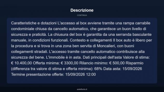 Immobile in asta di 14 m² in vendita a Moncalieri - Foto 8