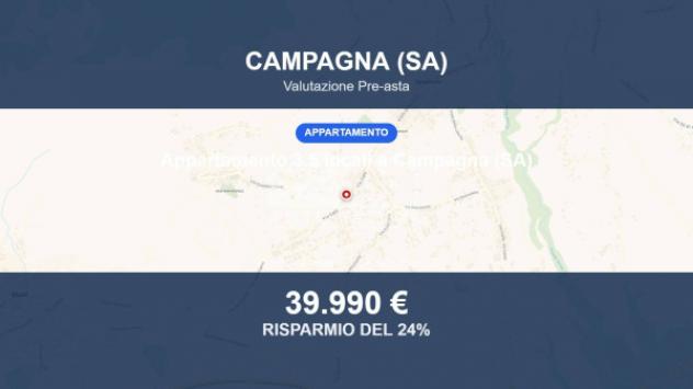 Immobile in asta di 72 m², box auto in vendita a Campagna