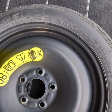 Ruotino di scorta 16 Ford Puma 125 80 R16 Maxxis - Foto 10