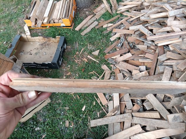 Vecchio parquet rovere e larice e travi - Foto 5