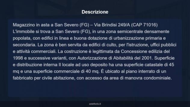 Immobile in asta di 45 m² in vendita a San Severo - Foto 9