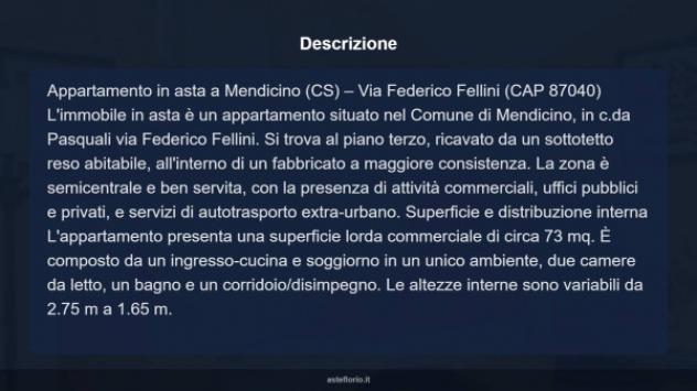 Immobile in asta di 73 m² in vendita a Mendicino - Foto 15