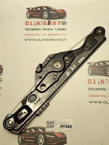 MECCANISMO ALZAVETRO POST. SX MERCEDES Classe E Berlina W211 A2117300146 646821 (0207)