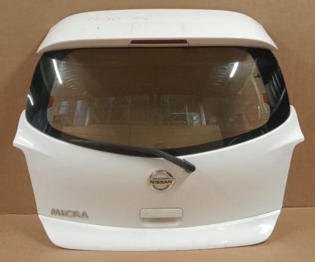 PORTELLO POST. BIANCO C/MOT. E SPOILERINO INFERIORE 999-U1297749 Carrozzeria Lamierati esterni Portello Portello post. NISSAN - MICRA - 2010 2017