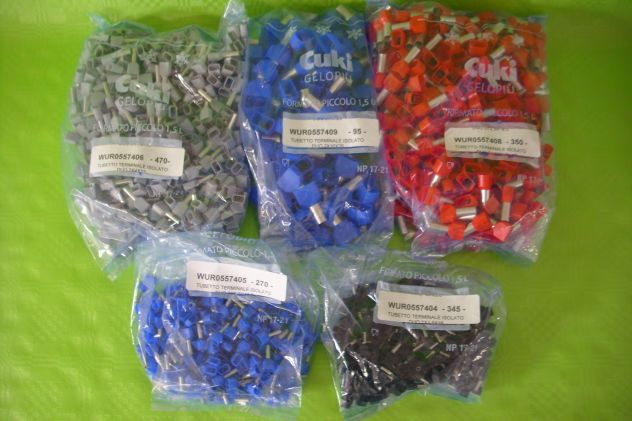 MATERIALE ELETTRICO - PUNTALINI PREISOLATI 1,5/16 mmq. - Foto 4