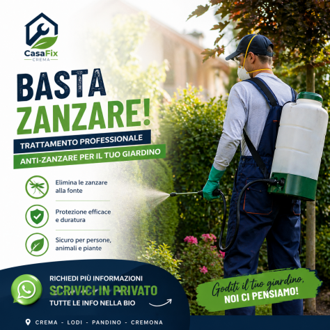 Stop zanzare: trattamento professionale giardino e terrazzo antizanzare - Foto 3