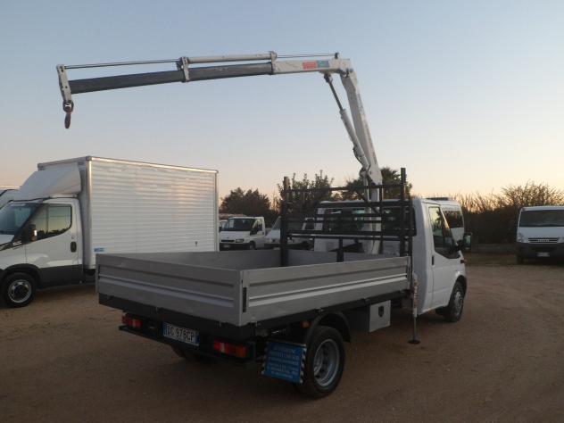 Ford Transit cassone fisso con gru - Foto 4