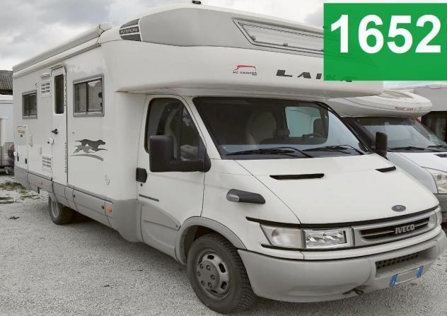 CAMPER LAIKA DUCATO MANSARDATO DINETTE GEMELLATO POSTERIORE FOTOVOLTAICO CLIMATIZZATORE CAMPEGGIO USATI GENERALI 1652