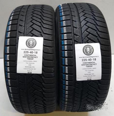 2 gomme 225 40 18 continental a39402