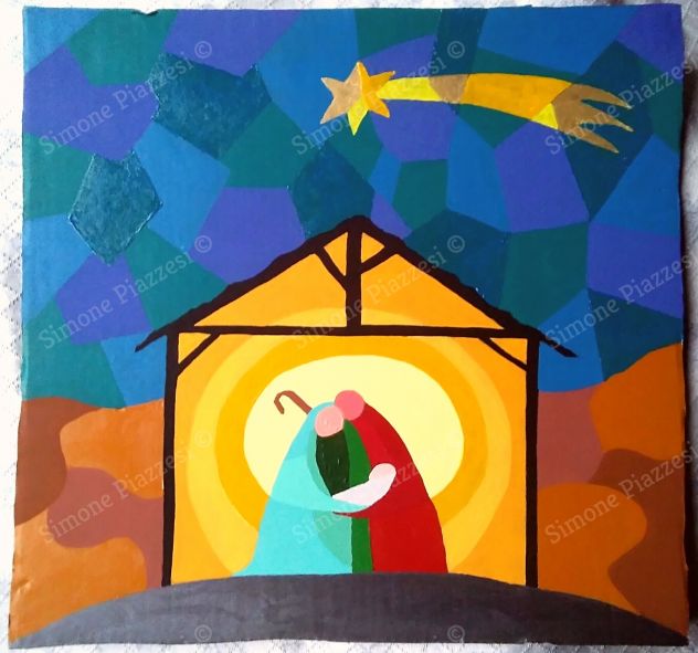 Quadro di Simone Piazzesi - NATIVITÀ (2022)