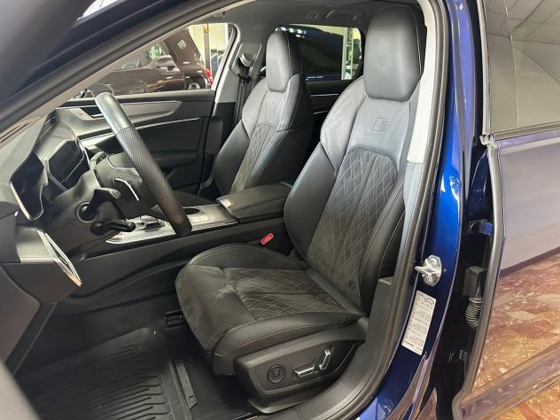 AUDI S6 3.0 TDI SW S-LINE BLU NOTTE MET PELLE E ALCANTARA NERA C.L.21" FARI MATRIX TAGLIANDI AUDI FATTURABILE IVA ESPOSTA - Foto 7