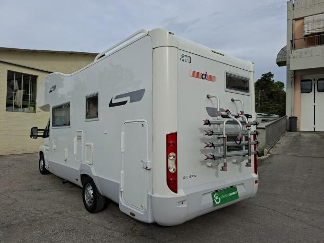 CAMPER CI DUCATO MANSARDATO 7 POSTI DINETTE LETI CASTELLO CLIMATIZZATORE FOTOVOLTAICO WEBASTO CAMPEGGIO USATI GENRALI 1757 - Foto 3