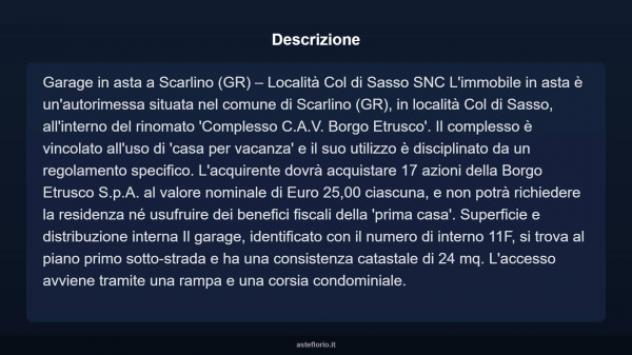 Immobile in asta di 24 m² in vendita a Scarlino - Foto 4