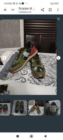 Sneaker Valentino Garavani Camouflage Usate solo 3 volte (Pari al - Foto 3
