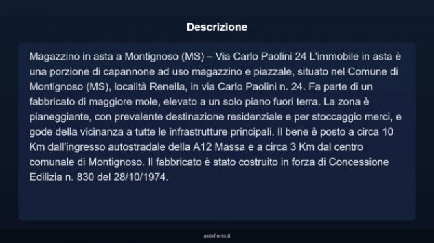 Immobile in asta di 1057 m² in vendita a Montignoso - Foto 4