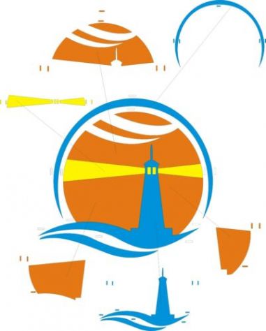 adesivo per camper con faro mare luci e tramonto come in foto - Foto 3