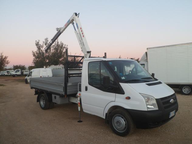 Ford Transit cassone fisso con gru - Foto 3