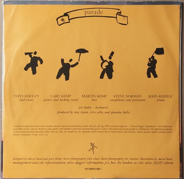 SPANDAU BALLET -Parade- LP 1984 - Foto 3