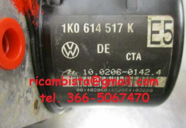 Pompa ABS Volkswagen Golf 1K0907379M 1K0614517K - Foto 2