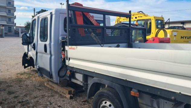 FIAT DUCATO 7 POSTI CON GRU SINISTRATO 2300 rif. 24079193 - Foto 8