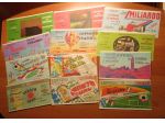 23 BIGLIETTI LOTTERIE ITALIANE TUTTI DIVERSI DAL 1981 AL 1994 SENZA TAGLIANDO -