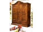 Armadio Classico In Legno Massello 3 Ante 3 Cassetti cod10013