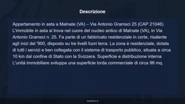Immobile in asta di 98 m² in vendita a Malnate - Foto 11